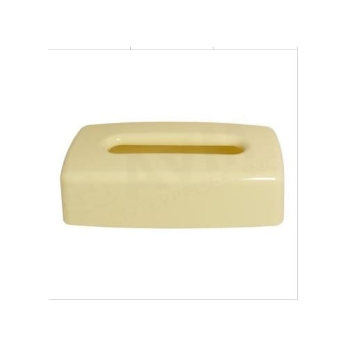 Lacquerware Flat Tissue Box Cover, Ivory